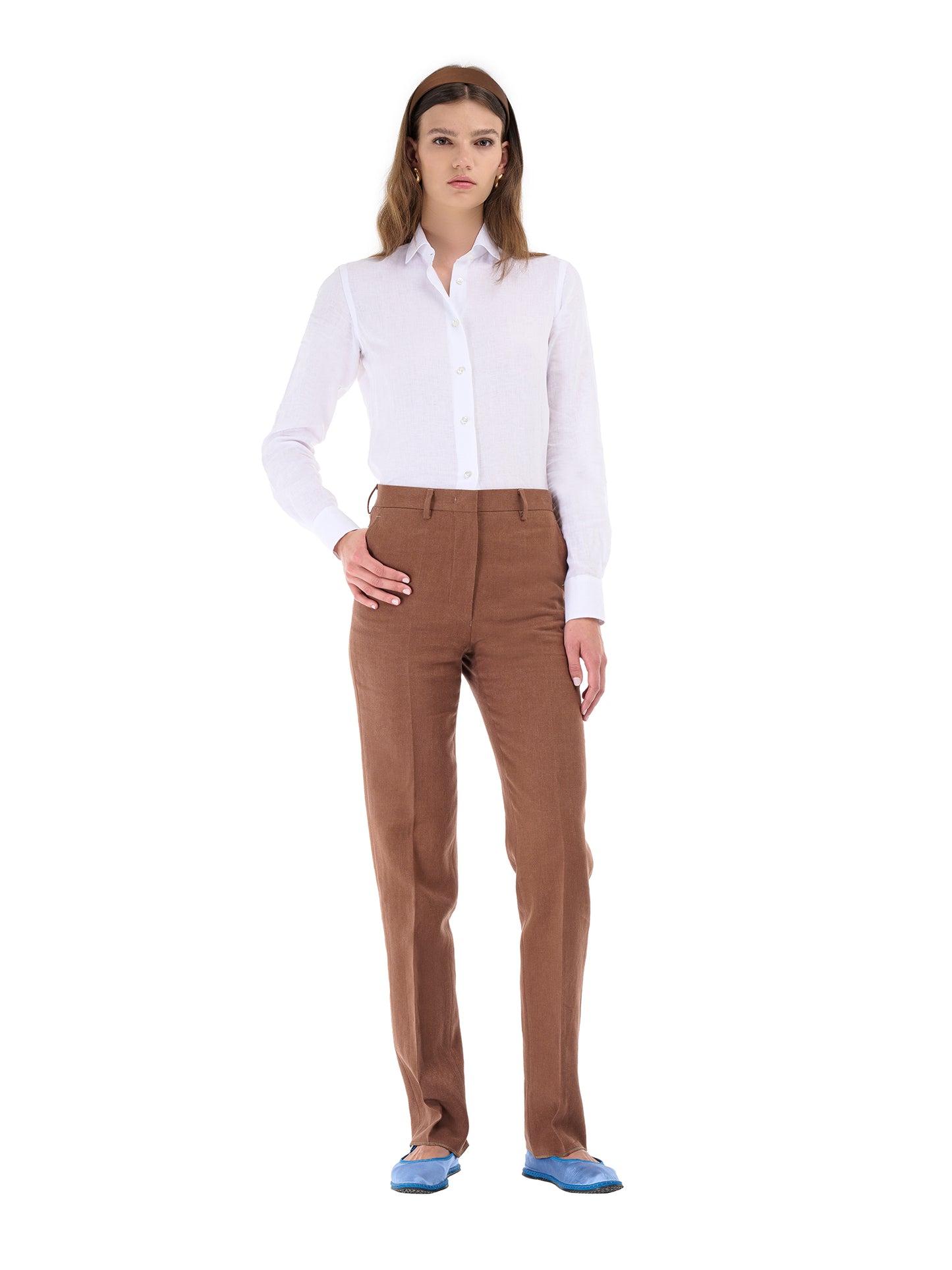 Sartorial Elegance Linen Trouser