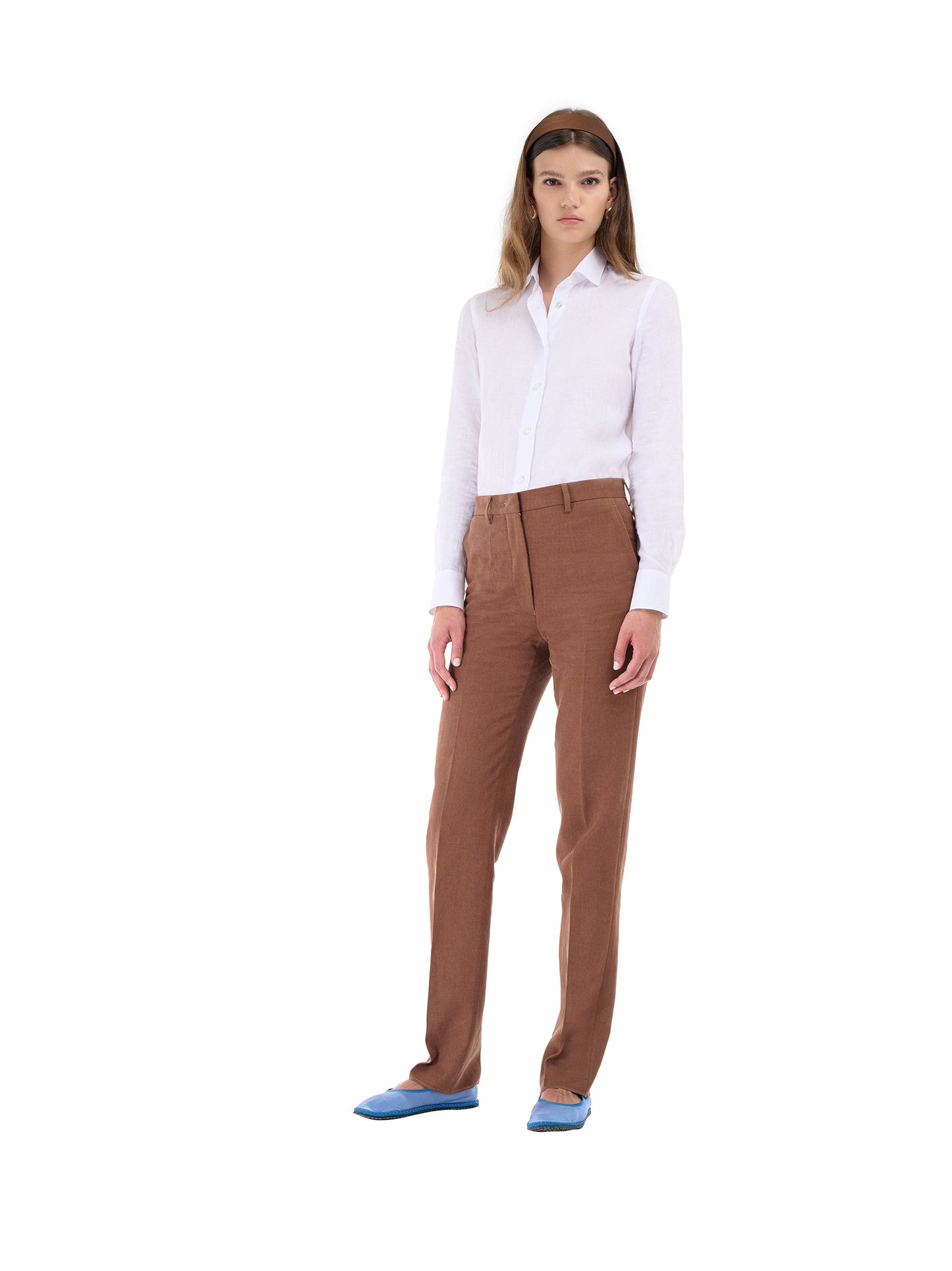 Sartorial Elegance Linen Trouser